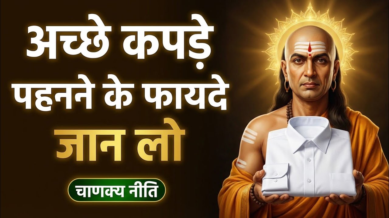 Chanakya Niti - अच्छे कपड़े पहनने के ये फायदे जान लो | ज़िंदगी बदल जाएगी