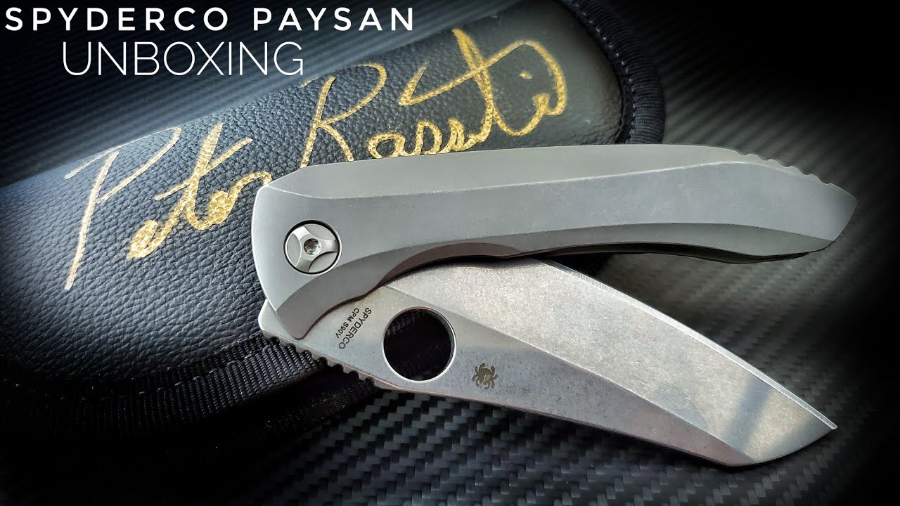 Spyderco Paysan Unboxing -- Rassenti Done Right!