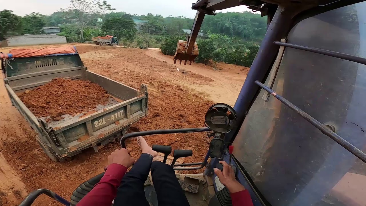 Cục Đất Có Phát Sinh Xúc Thêm 100 Xe Đất Lên Xe Ô Tô Đi Đổ Bù  MÁY XÚC VIỆT NAM  VLOG