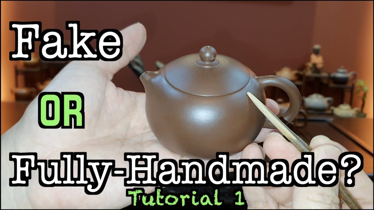 FAKE? OR Fully-Handmade ZiSha? Tutorial 1, one common fake pot ~$100.  全手工？机车？灌浆？Read below as well