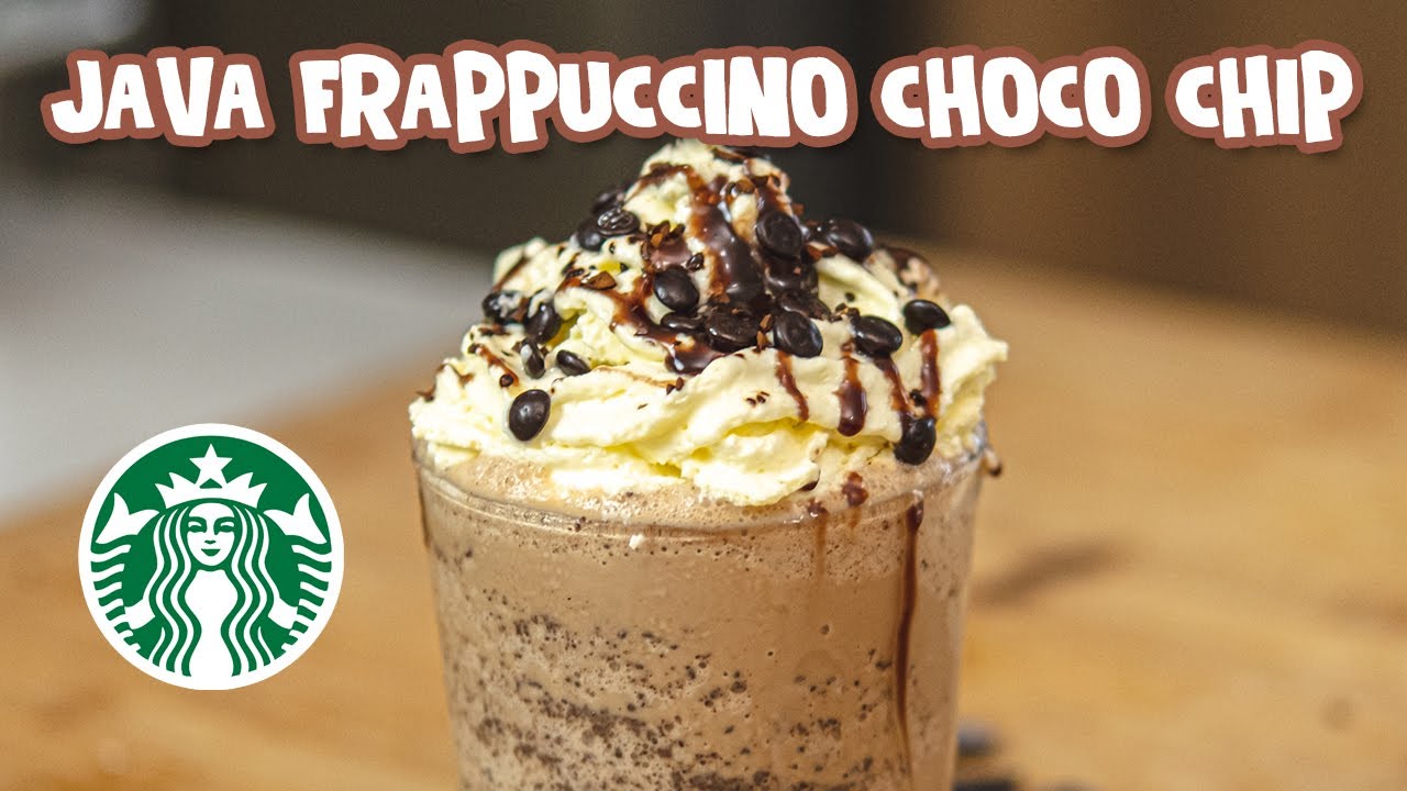 Tinggal Blender ! Resep Java Frappuccino Choco Chip Starbucks !
