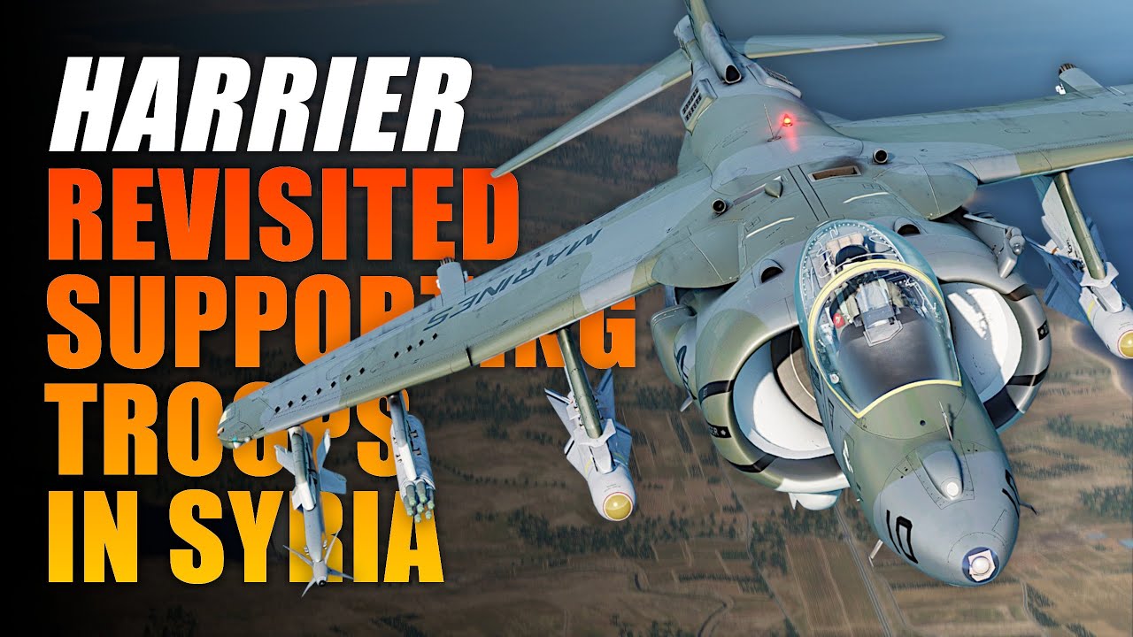 Поддержка AV8B в Сирии | DCS | STOVL | Потрясающая графика | Многопользовательская игра | Карта С...