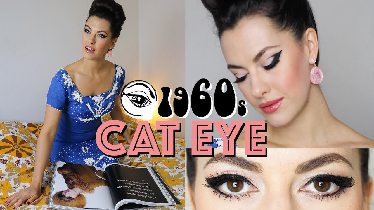 Dramatic 60s Cat Eye Makeup Tutorial⎢VINTAGE TIPS & TRICKS