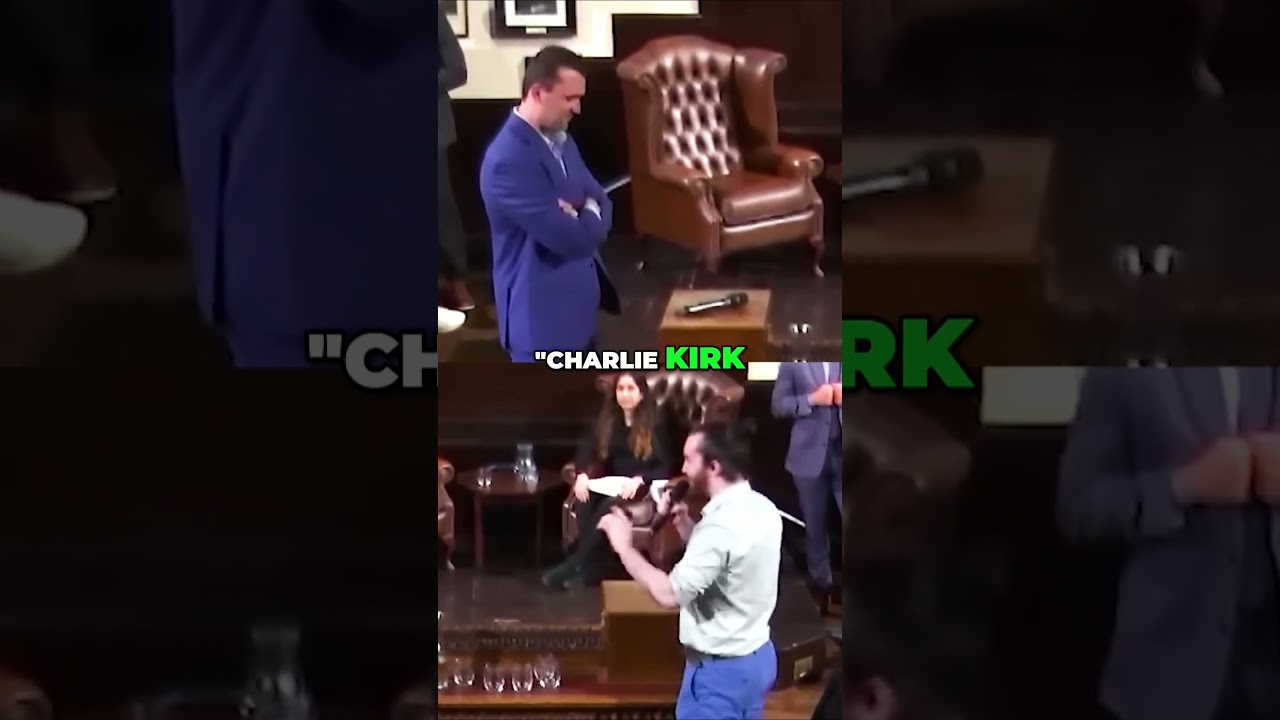 Charlie Kirk Calls Cambridge Student 