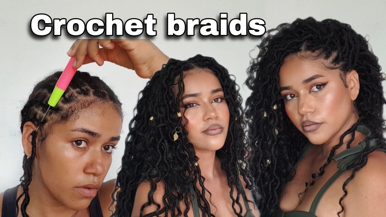 Técnica fácil para aplicação  no método de crochet braids/Goddess locs dreads