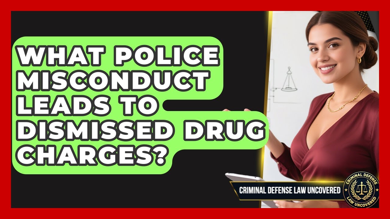 What Police Misconduct Leads To Dismissed Drug Charges? - Criminal Defense Law Uncovered