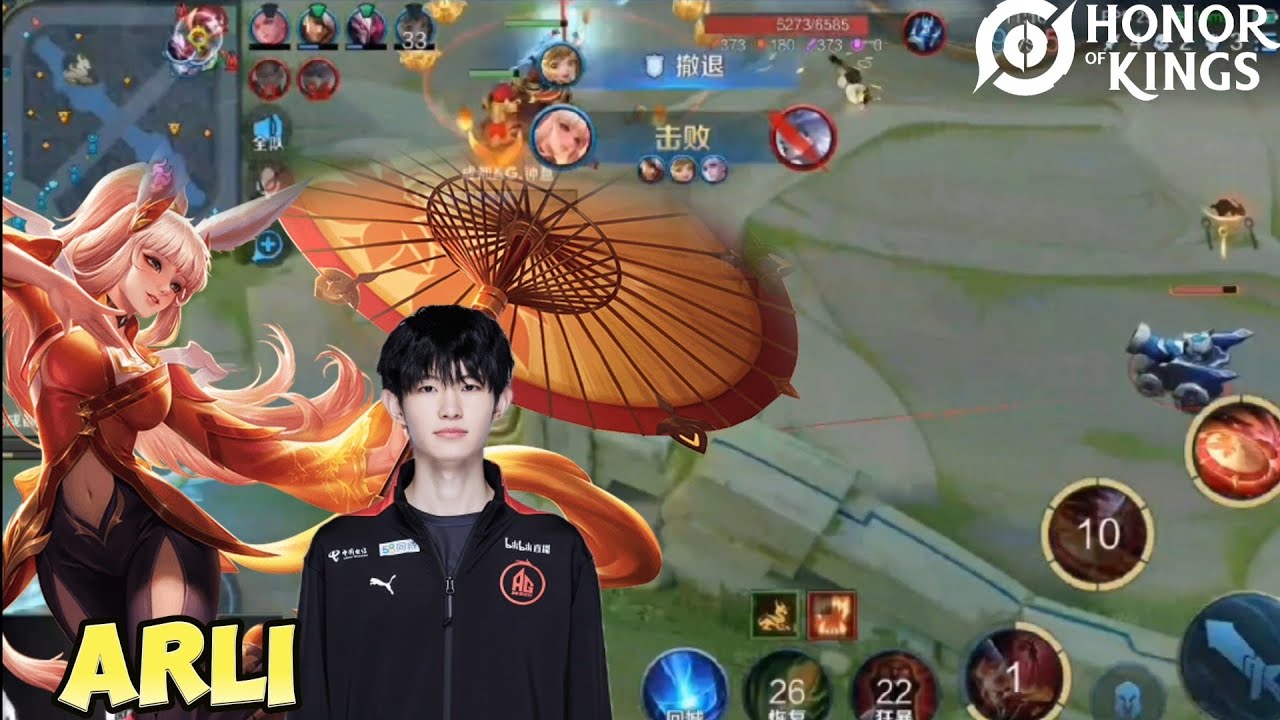 [POV gameplay] AG.Yinuo signature hero Arli (Build + Arcana)| Honor of Kings