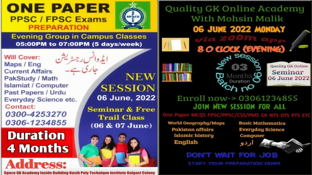 Free Seminar Quality GK Online Academy 6 June 2022