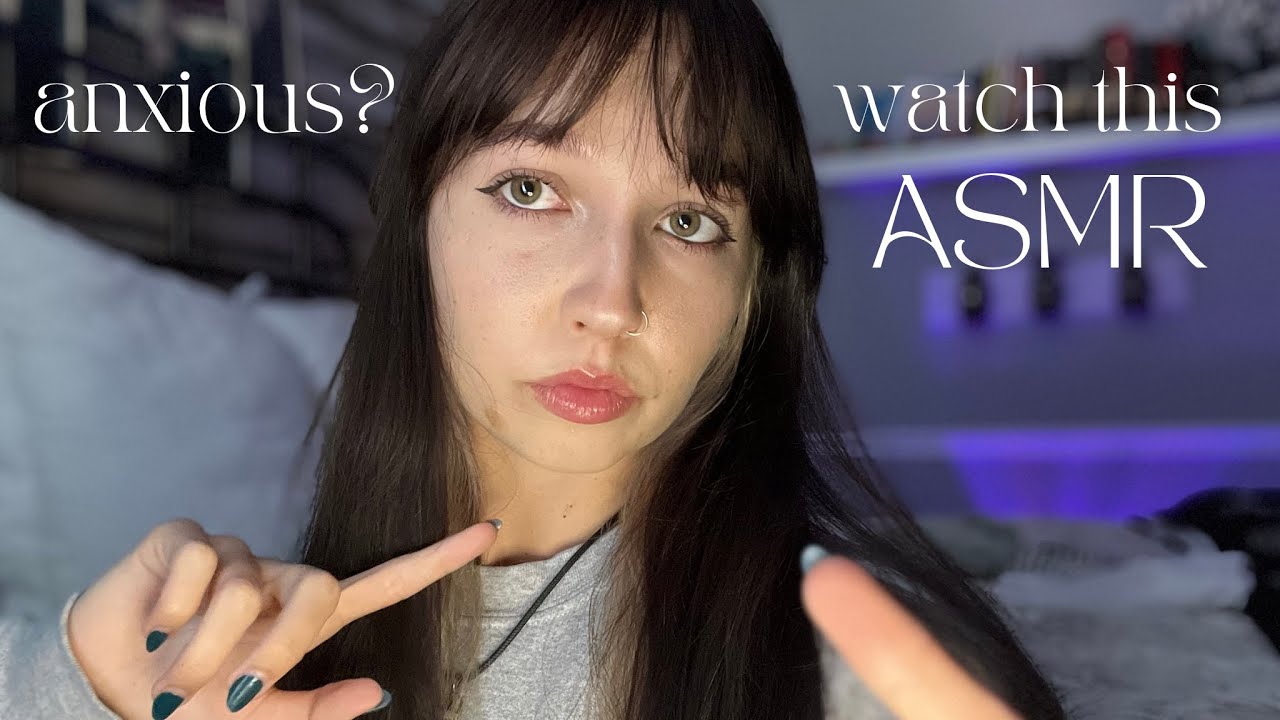 ASMR | Watch This If You’re Anxious (Positive Affirmations, Visuals, Mouth Sounds)
