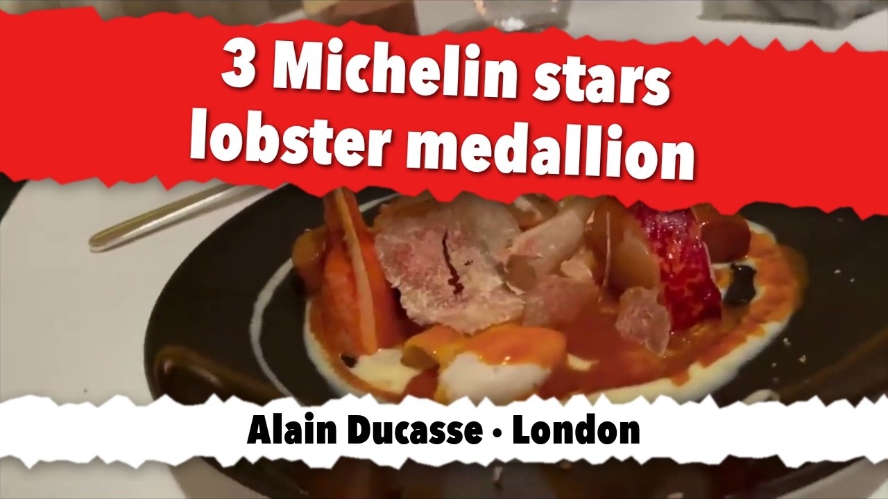 3 Michelin star restaurant of Alain Ducasse, the best chef in the world.