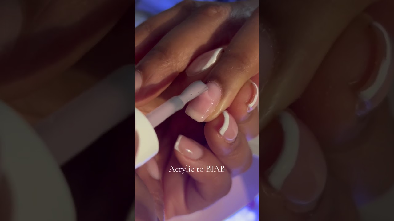 Acrylic to BIAB nails