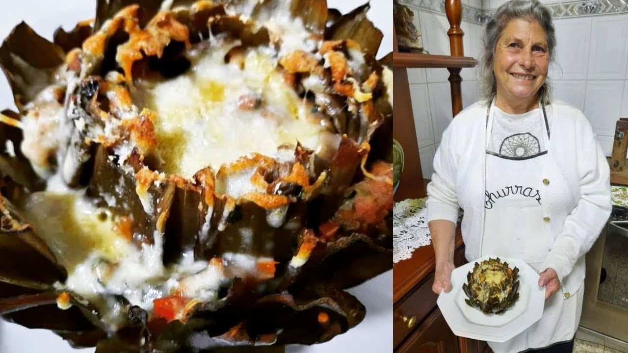 Alcachofras Recheadas! Deliciosa Receita! Super fácil de fazer!