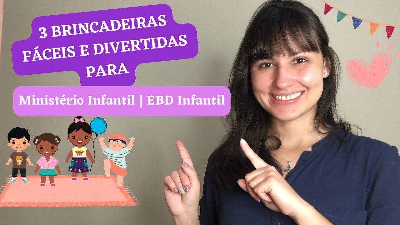 3 Brincadeiras fáceis e divertidas para Ministério Infantil | EBD Infantil 🎈🤩
