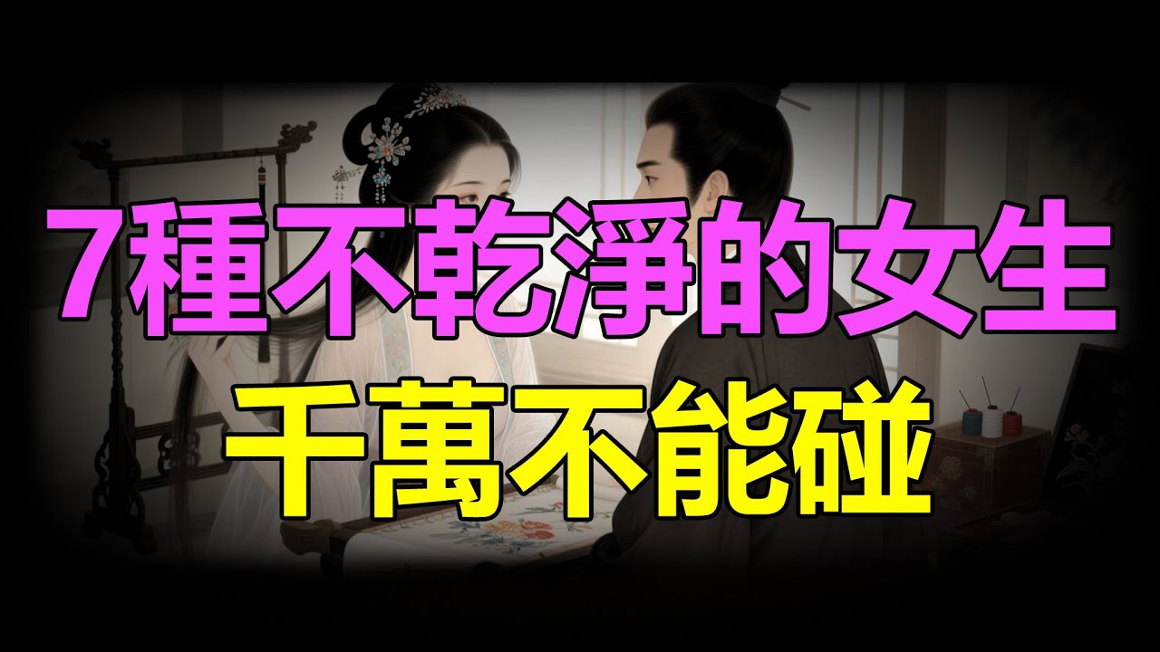 【天涯神贴】7种不干净的女生，千万不能碰7 types of unclean girls you should never touch