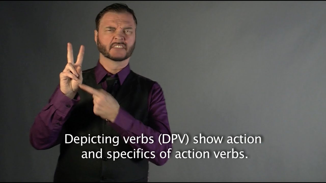 Sign With Robert - Depicting Verbs