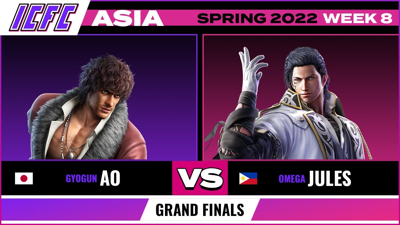 Ao (Miguel) vs Jules (Claudio) Grand Finals ICFC TEKKEN Asia: Spring 2022 - Week 8