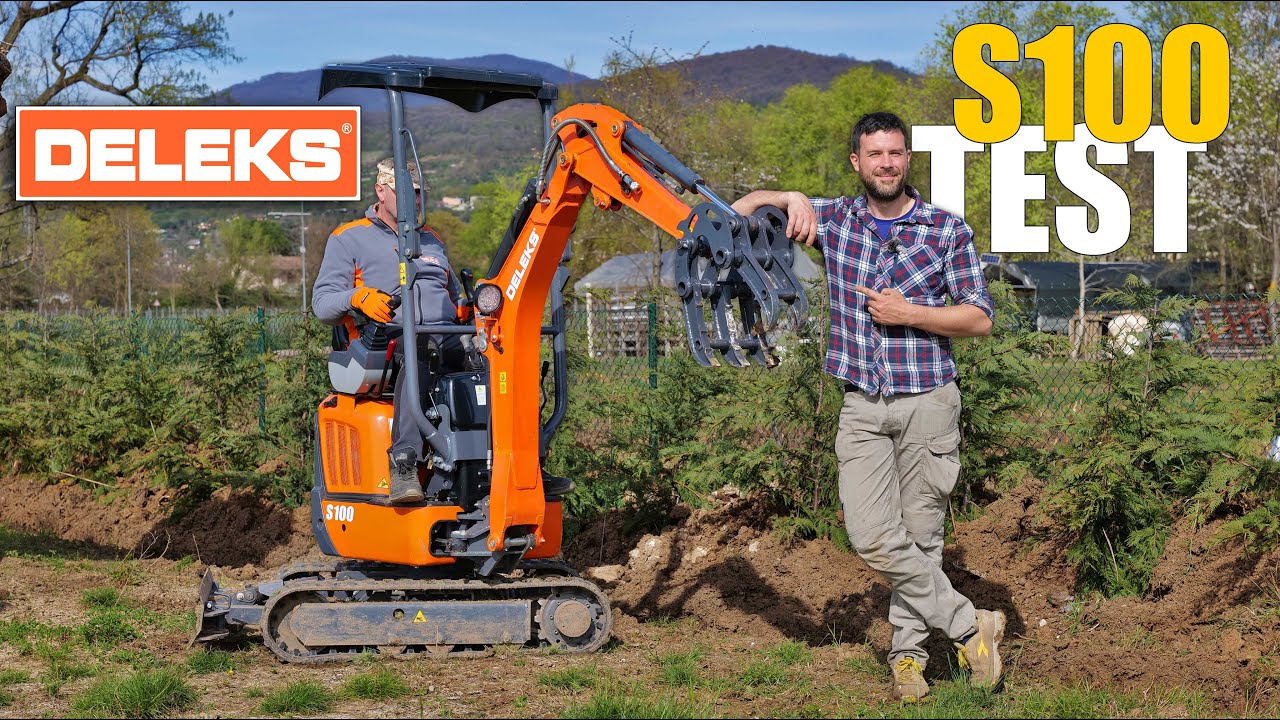 DELEKS® S100: prova in campo del miniescavatore con @Matt The Farmer