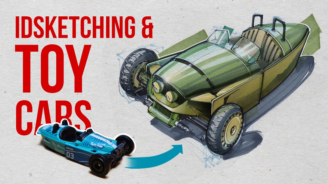 Hot Wheels и эскизирование продукции