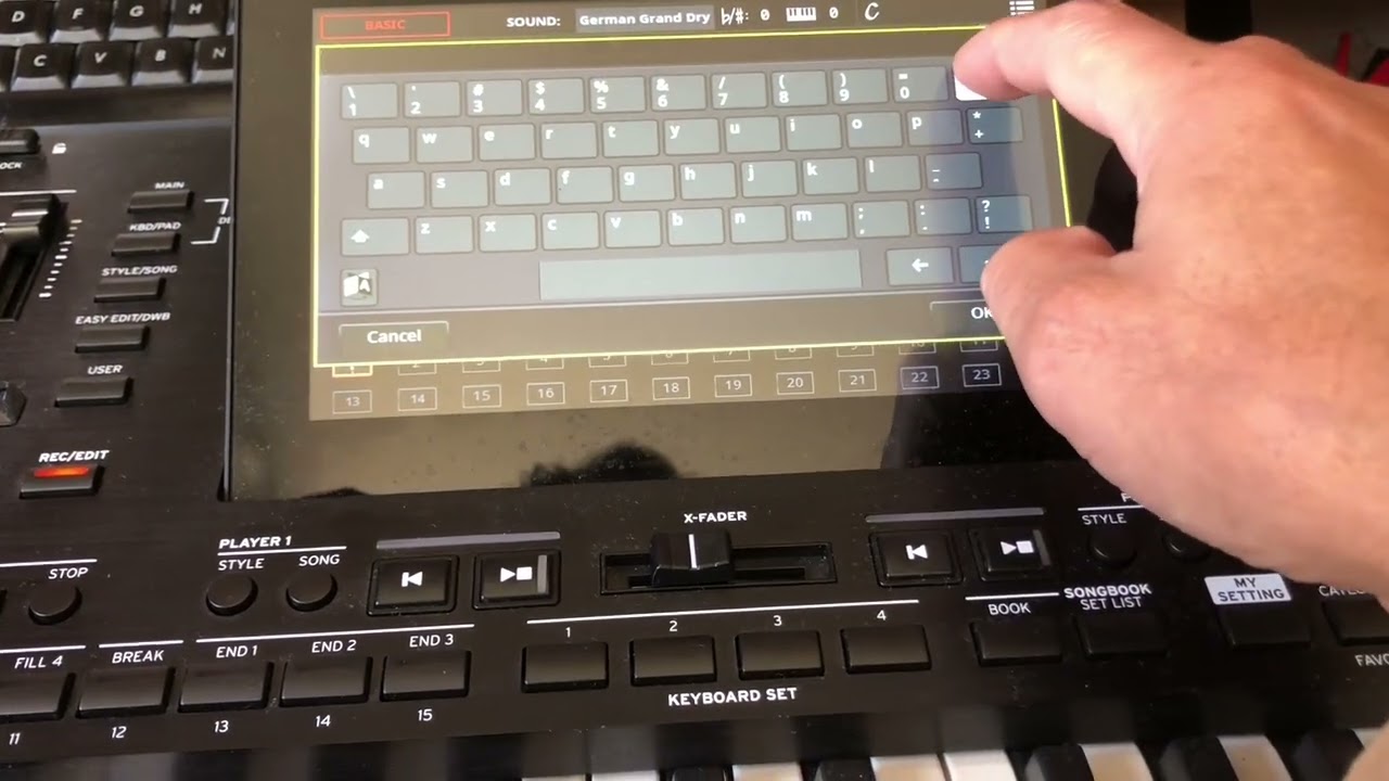 Carregar Sample e atribuir aos PAD ou MATRIX do Korg PA5x