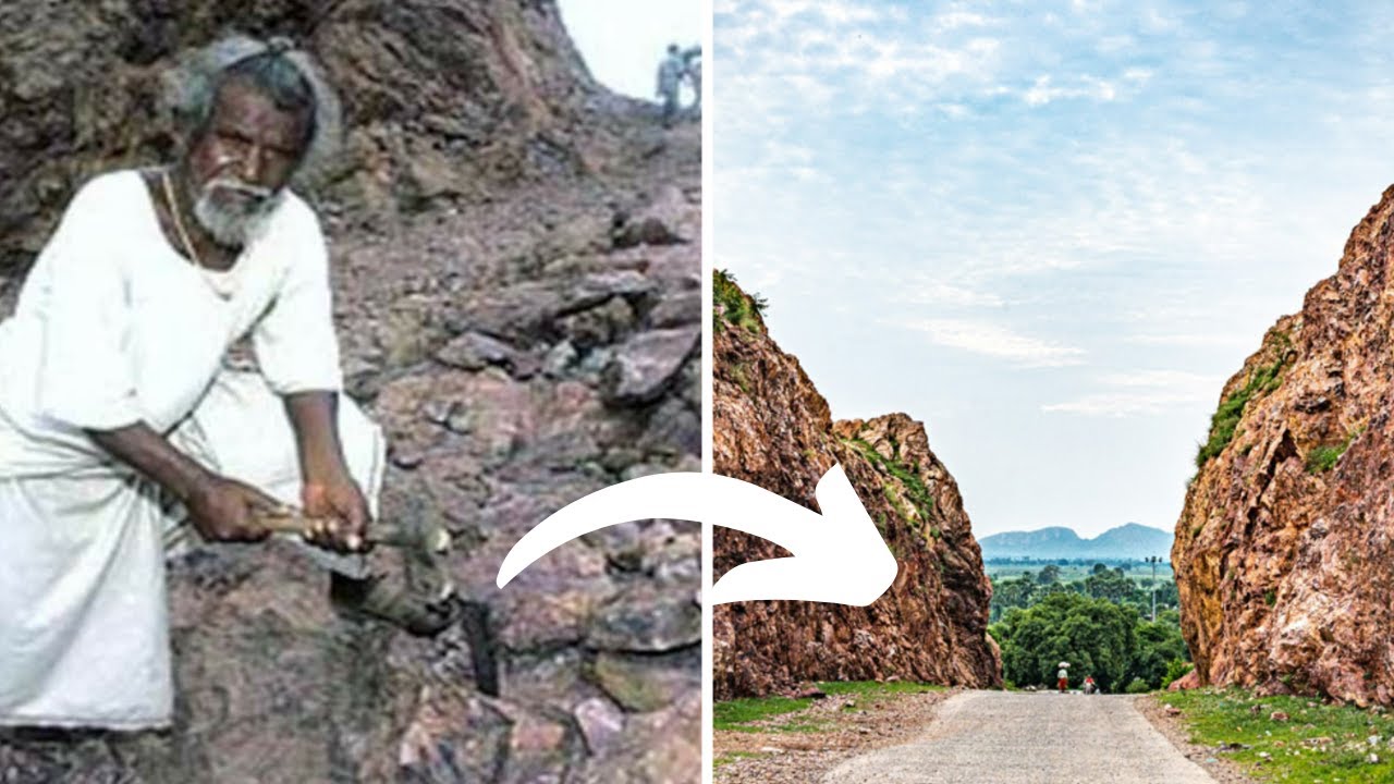 This Man Cut Through a Mountain in the Love of his Wife | Dashrath Manjhi | Story of a Mountain Man