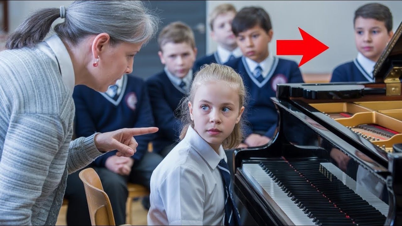 Lehrerin wollte kleines Mädchen am Klavier bloßstellen – doch ihr Talent brachte alle zum Schweigen