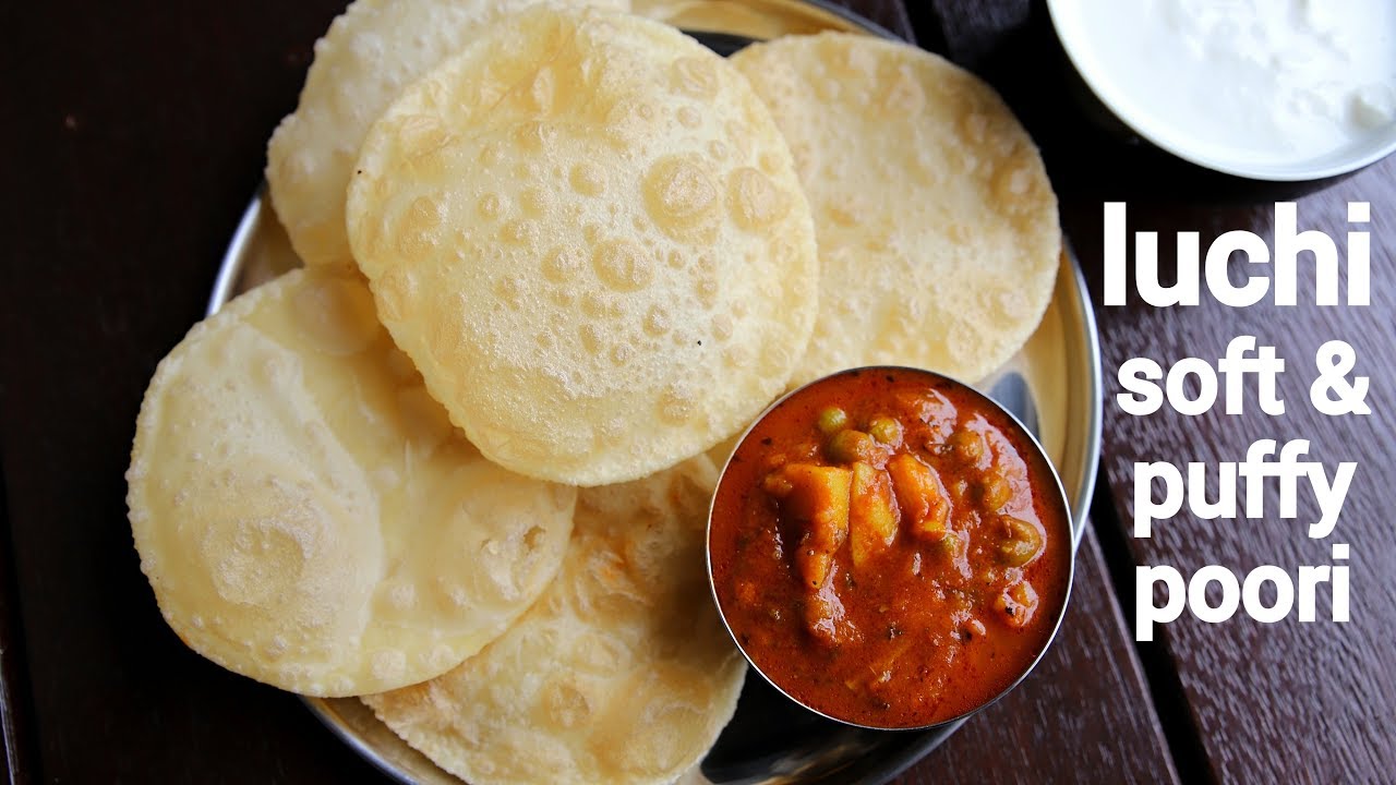 luchi puri recipe | puffed bengali luchai bread | लुची – लुचई | luchai puri recipe