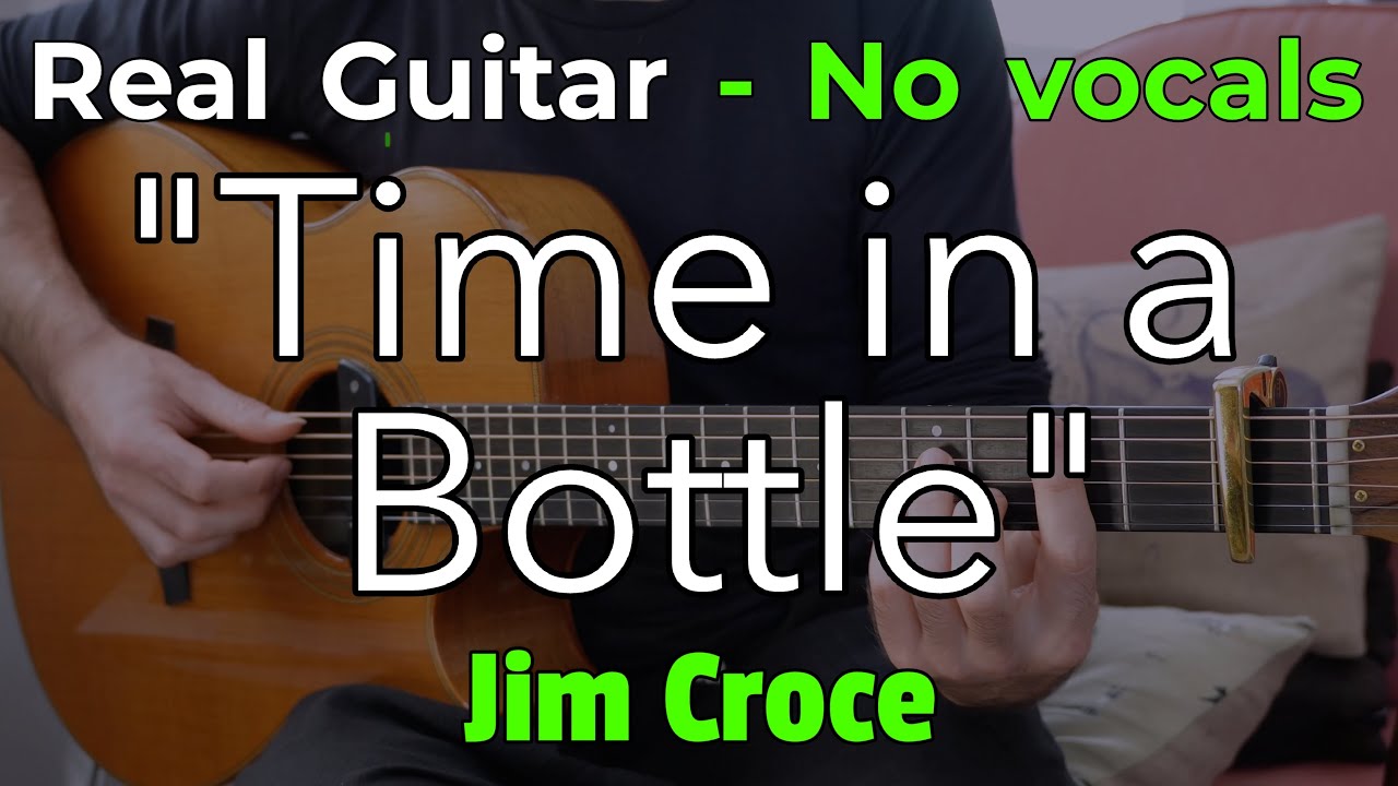 Time in a Bottle – Jim Croce (Acoustic Karaoke in Dm) | No Vocals