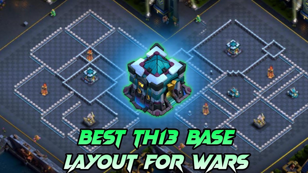 Town Hall 13 (Th13) War/Cwl Most Powerful Bases With Copy Link! Clash of Clans