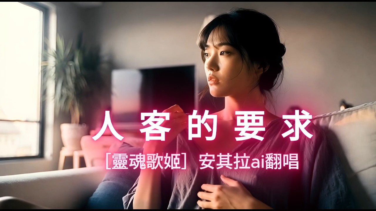 人客的要求［靈魂歌姬］安其拉ai翻唱 /人客也流落傷心的目屎 做陣來唸歌 唱出遙遠的鄉親的口味
