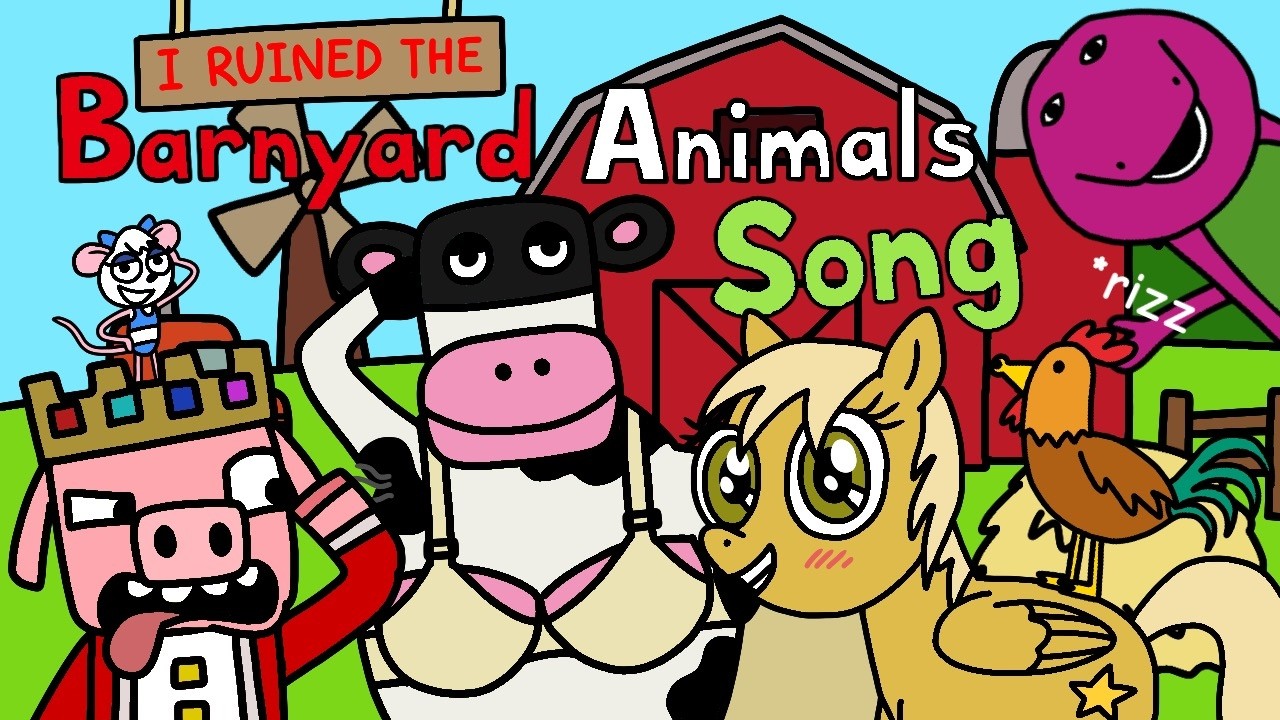 I Ruined A Barnyard Animals Song #cademalane