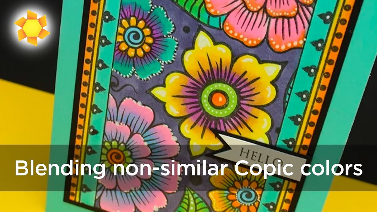 Blending non-similar Copic colors