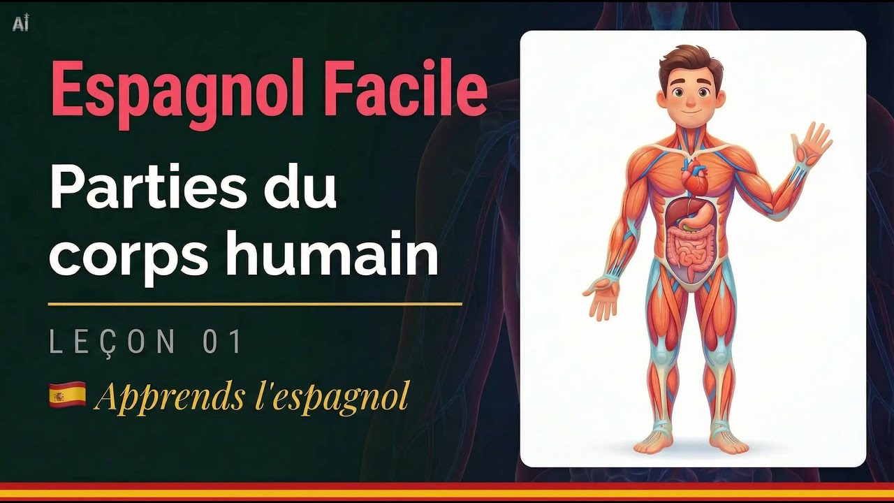 Leçon 1 : Les parties du corps humain - Apprendre l'espagnol