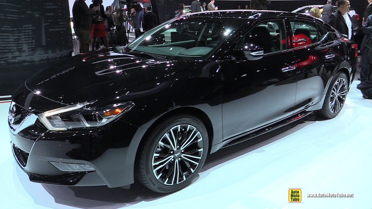 2016 Nissan Maxima SV - Exterior and Interior Walkaround - Debut at 2015 New York Auto Show