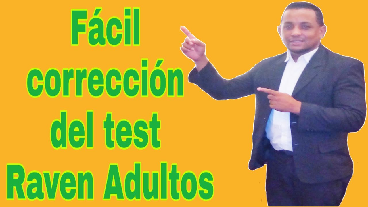 ❌Corrección del test Raven Adultos