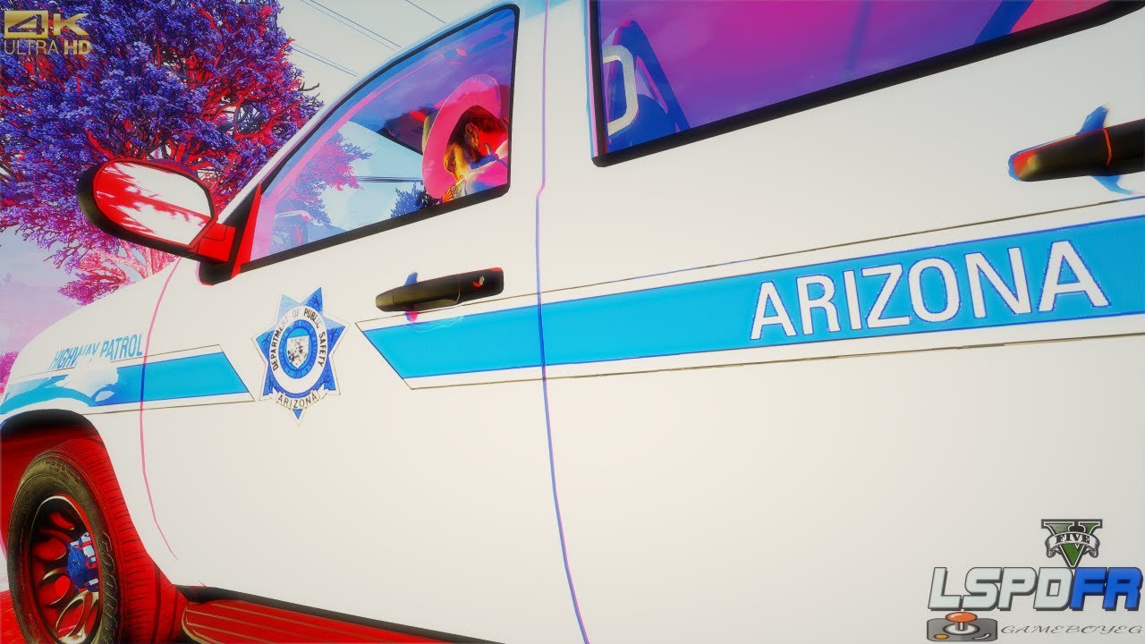 Arizona State Police Patrol GTA V GTA 5 LSPDFR MODS Episode 67 4K