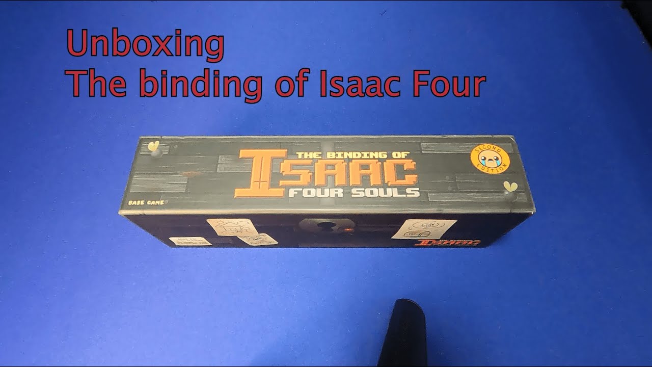 Unboxing | The binding of Isaac Four Souls