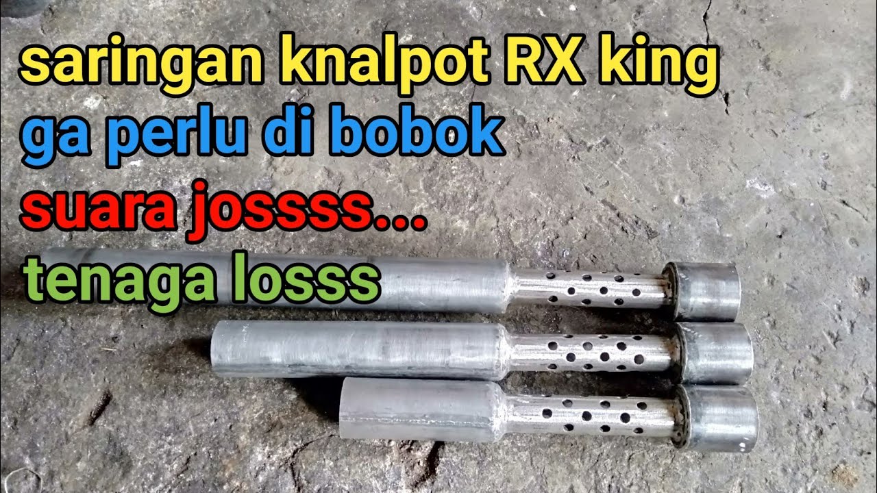 saringan RX-KING custom untuk knalpot original,ga perlu di bobok,suara jos..