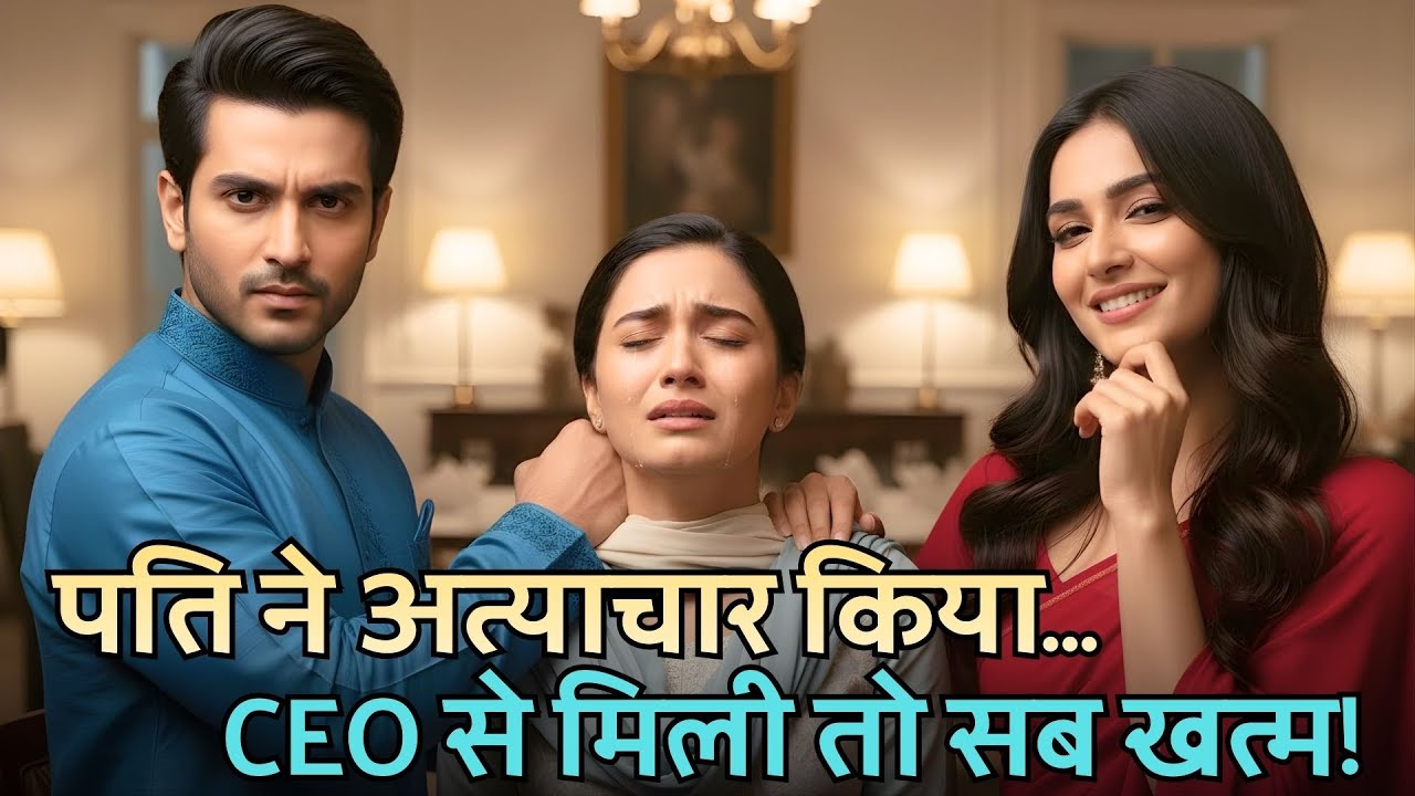 पति ने पत्नी पर हिंसा की… CEO से मिलते ही उसकी पूरी ज़िंदगी बिखर गई!