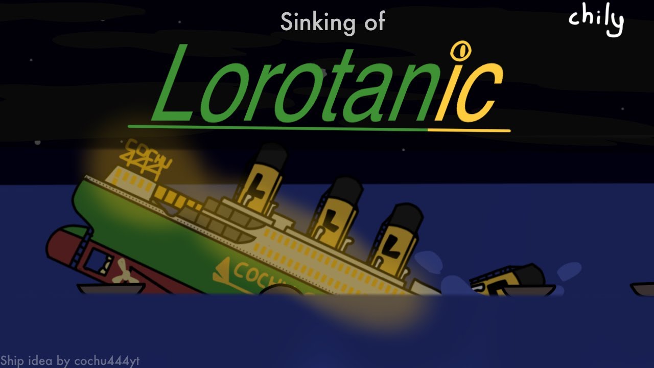 Sinking of  the Lorotanic▫️Fictional sinking ship animation. (Idea by @cochu444yt )▫️ #sinkingship