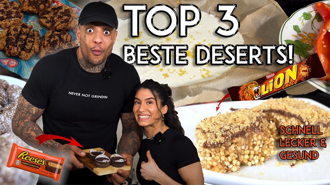 DIE TOP 3 DESSERTS! EINFACH GESUND UND LECKER  | BEST OFF CHEF AARON