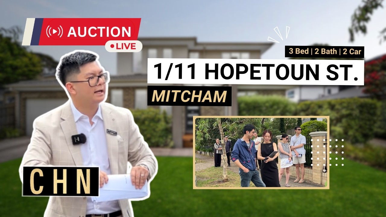 Live Auction @ 1/11 Hopetoun Street, Mitcham