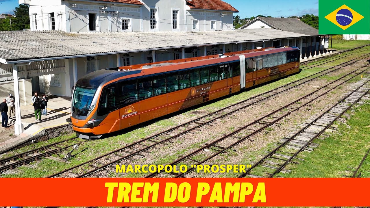 Cab Ride Sant&rsquo;Ana do Livramento &rarr; Palomas (Trem do Pampa - Brazil-October 2024) train driver's view