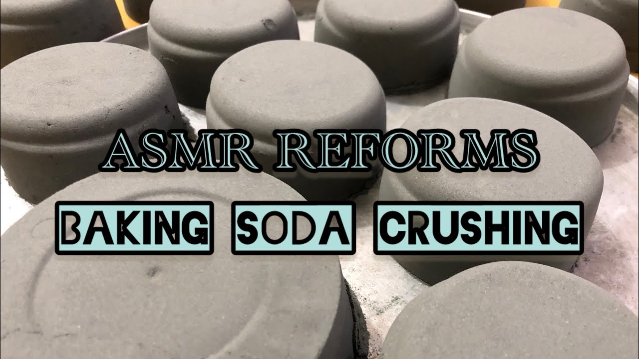 Powdery Baking Soda Asmr | Crumbling ASMR | Sandy Teal Reforms 😍