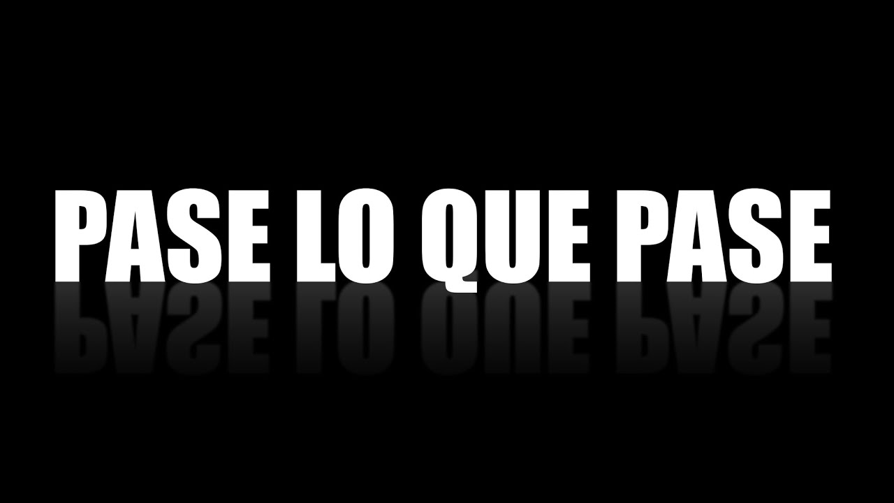 Pase lo que pase... no dejes de BAILAR!