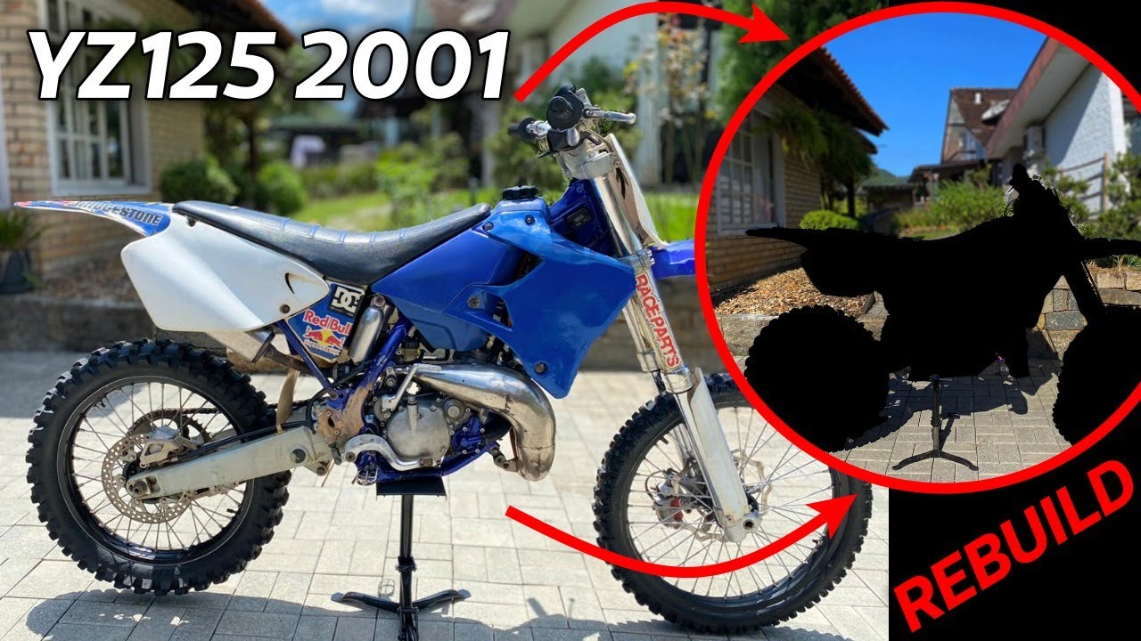 RESTAURAÇÃO YZ125 2001 - INSANE YZ125 2001 REBUILD - Piloto Richard 232