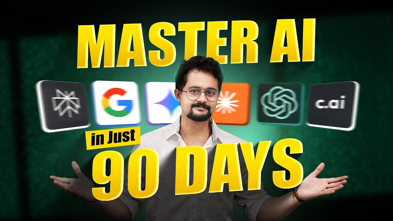 AI 90 Days Roadmap - No Degree Needed, Land ₹15L+ Jobs Fast! (FASTEST Way to Learn)