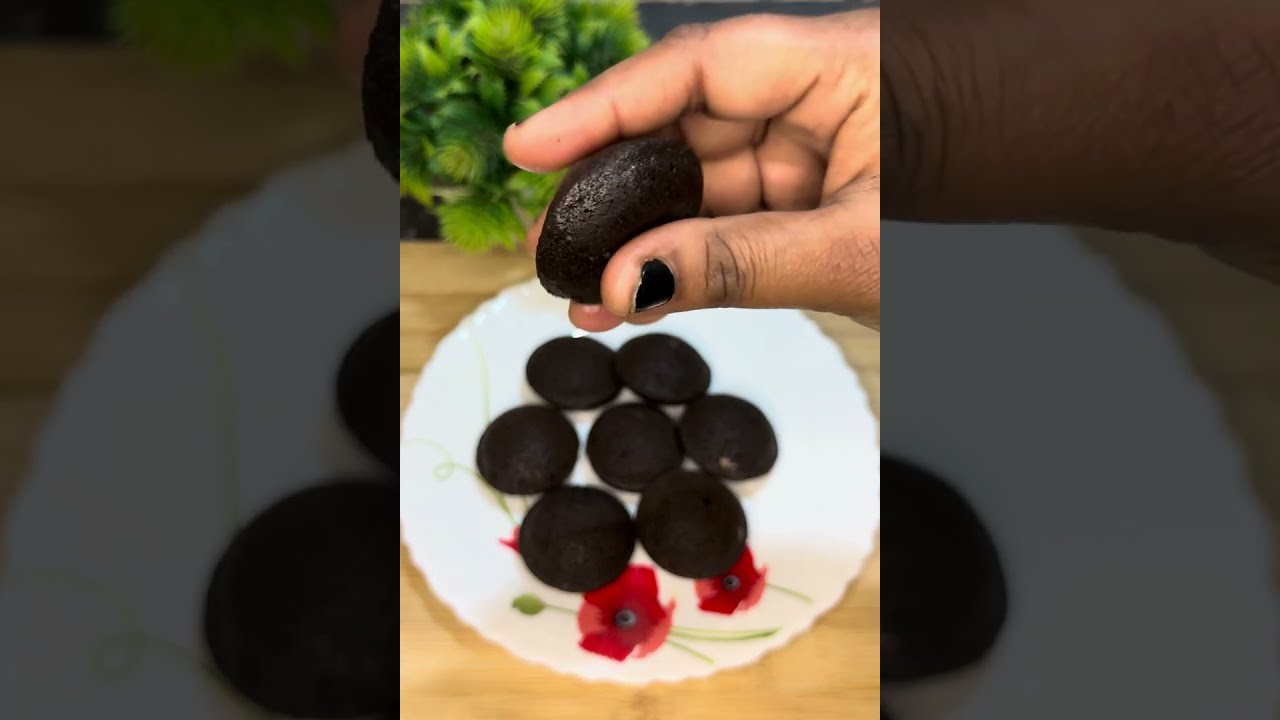 10 minute mini choco lava appe cake in appam pan - 3 ingredients | eeggless chocolate lava appe 