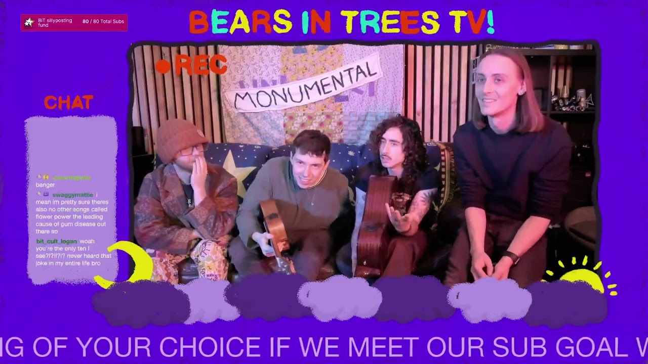 you're the only ten i see release party - bears in trees livestream