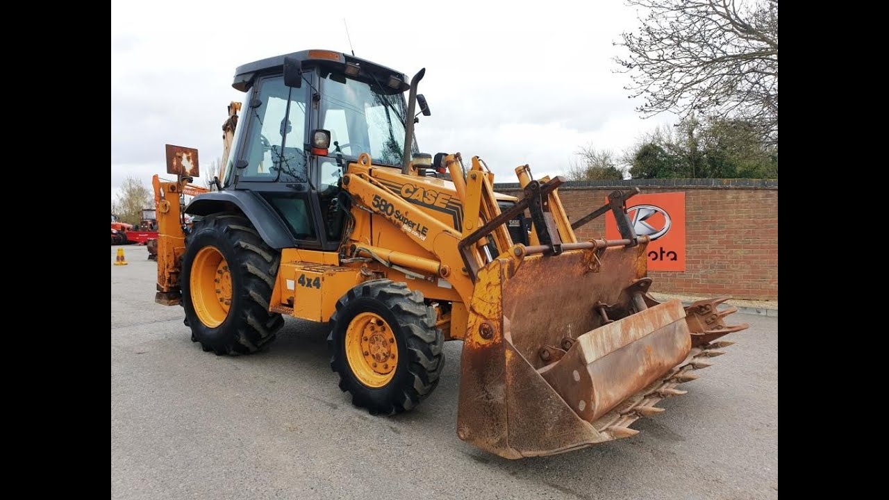 CASE 580 SLE BACKHOE CUSTOMER WALKROUND VIDEO