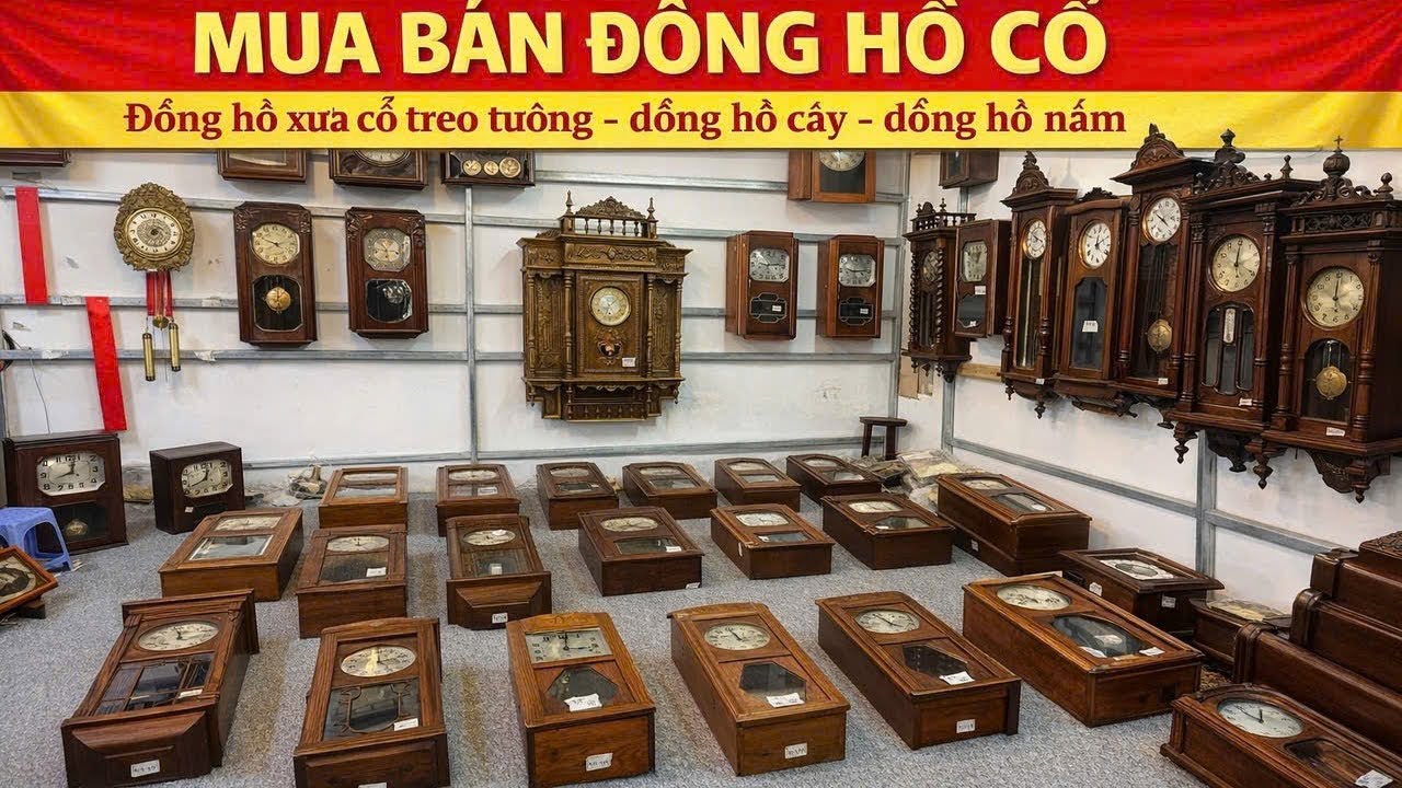 THANH LÝ ĐỒNG HỒ XƯA - MÁY CƠ - QUẢ LẮC - CÓ VIDEO TEST
